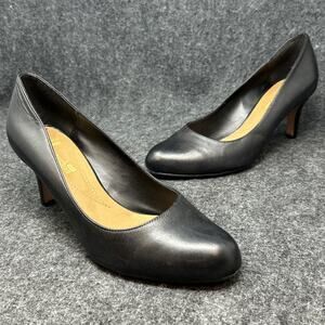Clarks Adriel Viola Heels Women's Size 8.5 Black Dress Shoes Comfort  14786